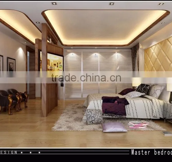 3D Rendering Architectural Villa With Furniture Decoration