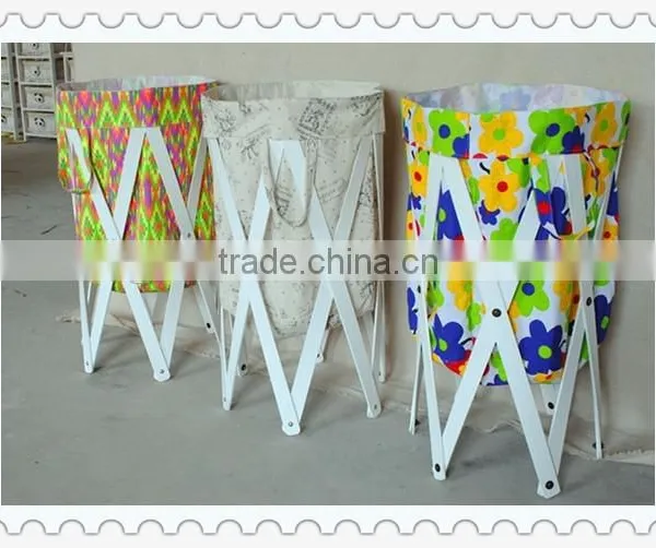 2014 Cheap New Design Foldable Laundry Basket for Household Use Wholesale photo-2