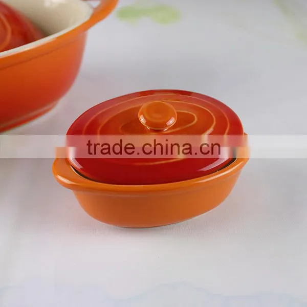 China Factory Supplier Custom Design Cookware Ceramic Casserole Set photo-2