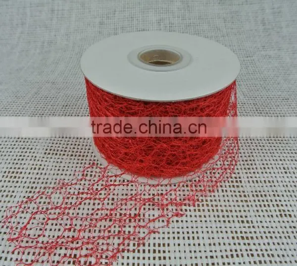 Hot Sale 100%polyester Types of Stone Mesh Fabric for Ribbon photo-4