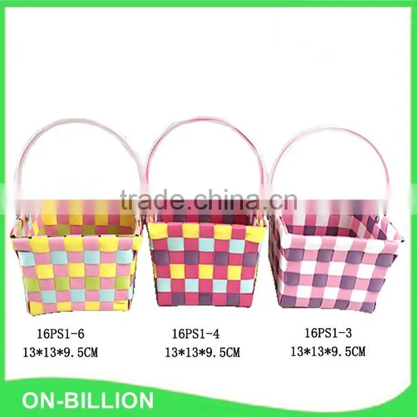 Plastic PP Material Colorful Wholesale Easter Baskets photo-2