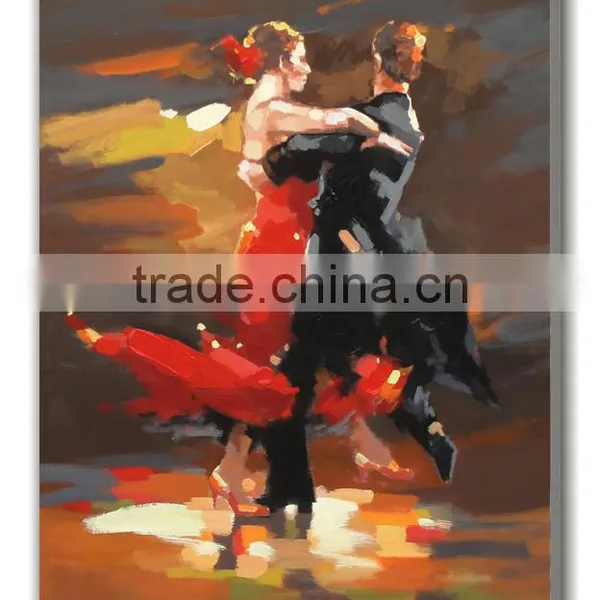2017 New Design Dance Couple Oil Painting photo-4