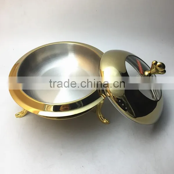 Gold Stainless Steel Chafing Dish / Chafer / Buffet Warming Dish photo-6