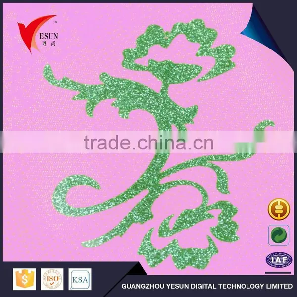 YESUN Factory Supply PVC Transfer Vinyl Heat Transfer Glitter Iron on Vinyl photo-3