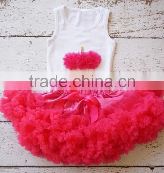 Chiffon Sexy Girls Tutu Skirt Stripe Clothing Suit Goods for Children Clothing photo-3