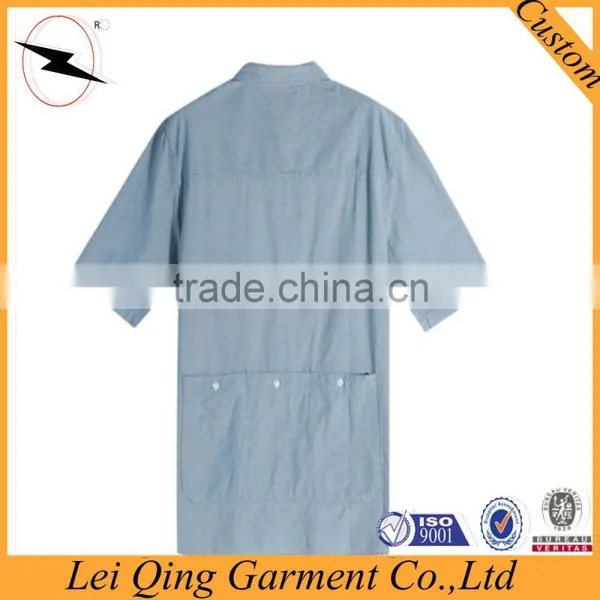 Newest Men's Denim Shirt British Style Factory Price,men's Fashion Shirt Casual/dress Shirts photo-5
