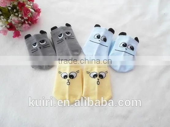 Free Shipping Kids Short 100% Cotton Socks Cute Baby Tube Socks photo-3