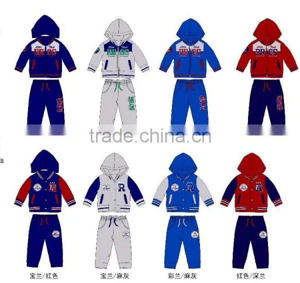 Wholesale Baby Children's Clothing China Factory Boy Garment Kid Sweatshirt Winter New Style Set photo-2
