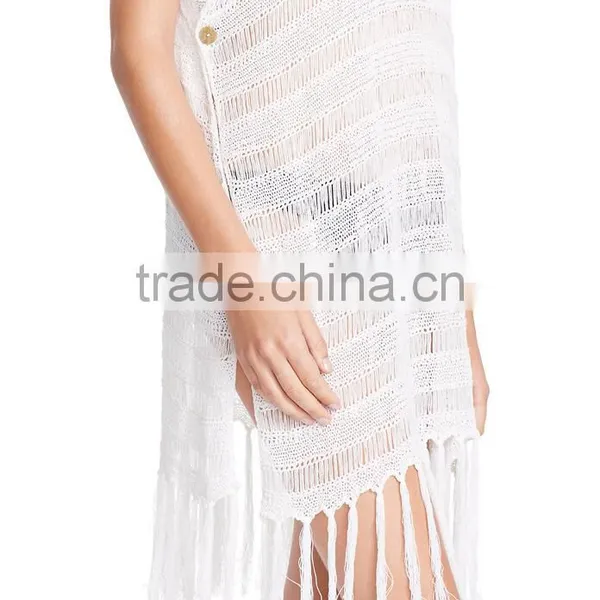 EY0011A Cutting for Ladies Blouse Knit Short Sleeve Beach Lady Blouse photo-4