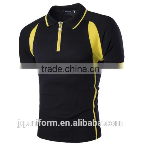 2016 New Mens Short Sleeve Cotton Blend Sport T-Shirts Men Polo t Shirts Sports Jerseys Golf Tennis Undershirts photo-2