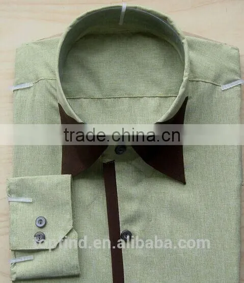 Latest Design Men's Long Sleeve Dress Shirt photo-6