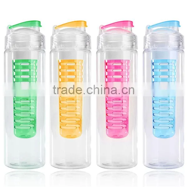 Hot Sale Fashion 760ml Sports Health Fruit Juice Bottle Water Tour Outdoor Sport Cup Bottle Plastic Bottle Four Colors photo-6