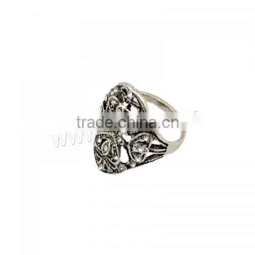2017 New Zinc Alloy Ring Set Antique Vintage Imitation Old With Rhinestone US Ring 1101998 photo-3