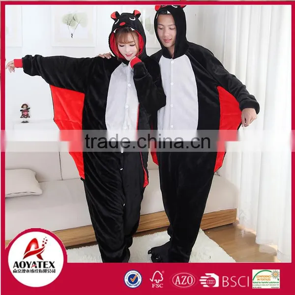 the Bat Coral Fleece Women Animal Bathrobe photo-3