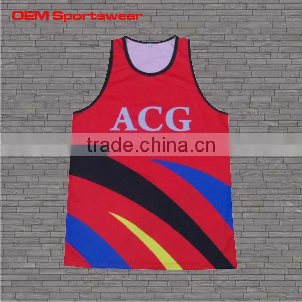 Custom Dry Fit Subliamted Running Shirts