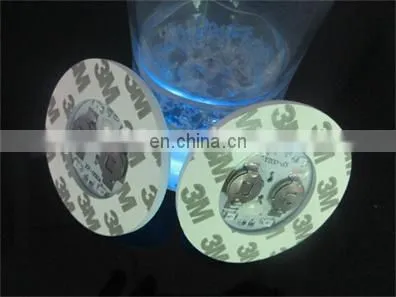 60*3mm Good Qualiy Led Bottle Mats Led Bottle Sticker Coaster photo-3