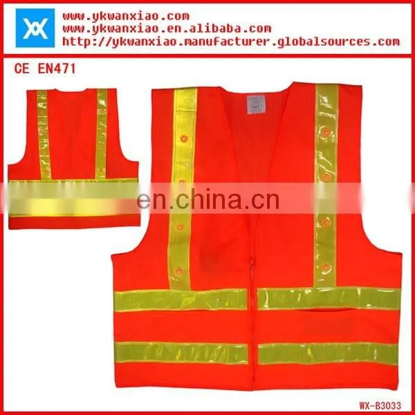 Factory Custom Made Light Mesh Led Tubes Flashing Led Lights High Visibility Flashing LED Security Vest photo-3