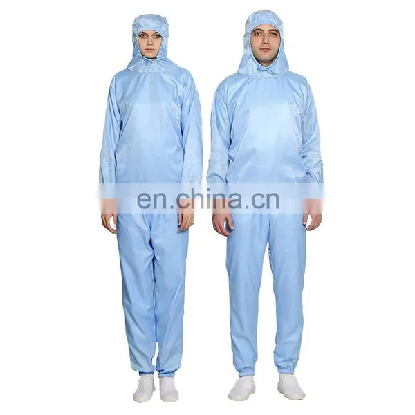 Esd Cleanroom Garment Suit/PCB SMT Cleanroom Suits