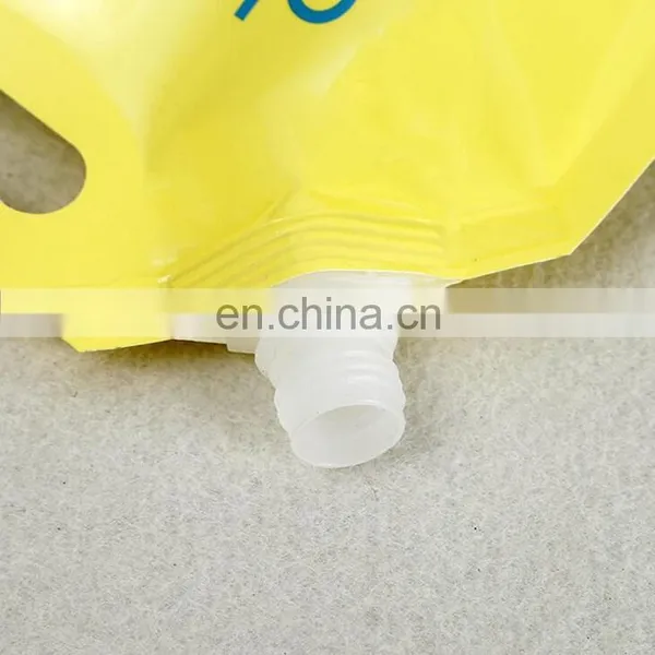 FDA Certification Wholesale Custom Reusable Liquid Cleaner Spout Pouch Bag for Baby Washing Detergent Stand up Pouch photo-4