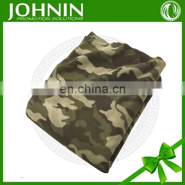 Soft and Comfortable Fleece Green Camouflage Blanket photo-3