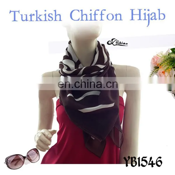 2017 Shaoxing Textile Top Fashion New Style Digital Print Polyester Muslim Hijab Factory Hot Sell Ladies Shawl photo-2