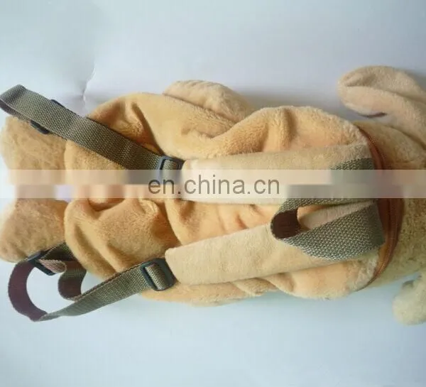 Plush Dog Bag Plush Dog Backpack Kid's Bag Toy Plush Animal Backpack photo-2