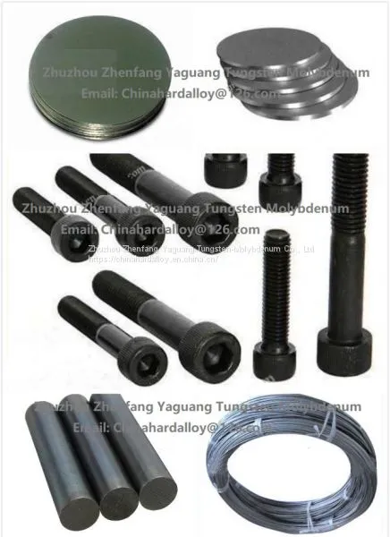 Molybdenum Nuts, Molybdenum Wires, Foils Special parts