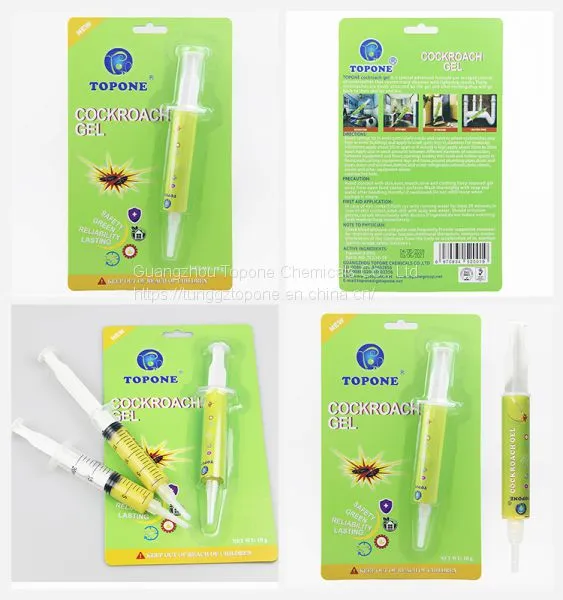 Topone OEM Super Power Cockroach And Roach Poison Gel Syringe photo-2