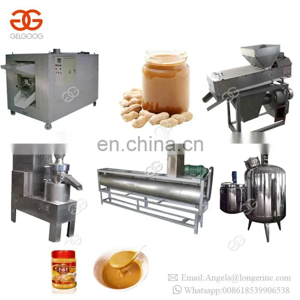 Hot Sale Automatic Continuous Groundnut Peanut Butter Making Machine Hummus Sauce Sesame Tahini Production Line photo-4