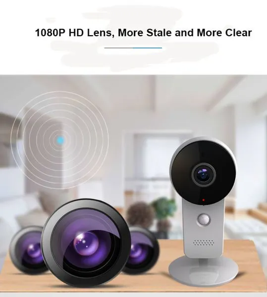 1080P CCTV Home Smart Wireless WiFi Mini IP Camera photo-3