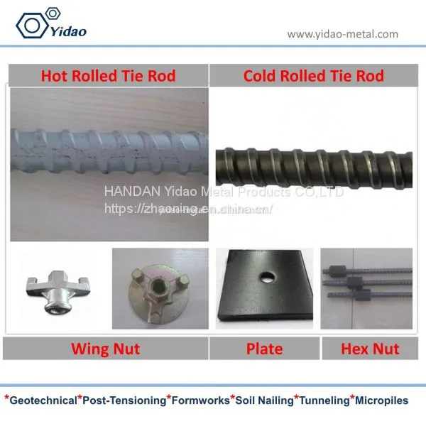 15/16mm Tie Rod for Formwork System Tie Back Post Tensioning Bar photo-2