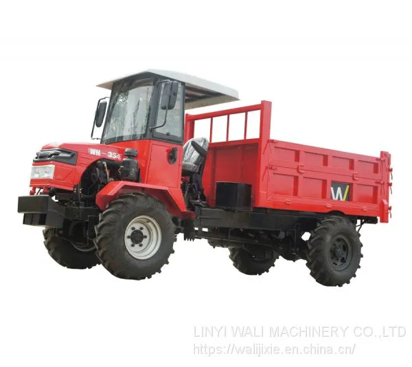 4WD Articulated Steering Fruit Transportation Tractor for Swamp Area photo-4
