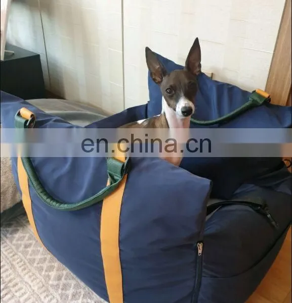 Multifunction Dog Car Seat Travel Dog Bed With Safe Belt and Dog Leash Inside;Waterproof and Crease Resist for Outdoor photo-7