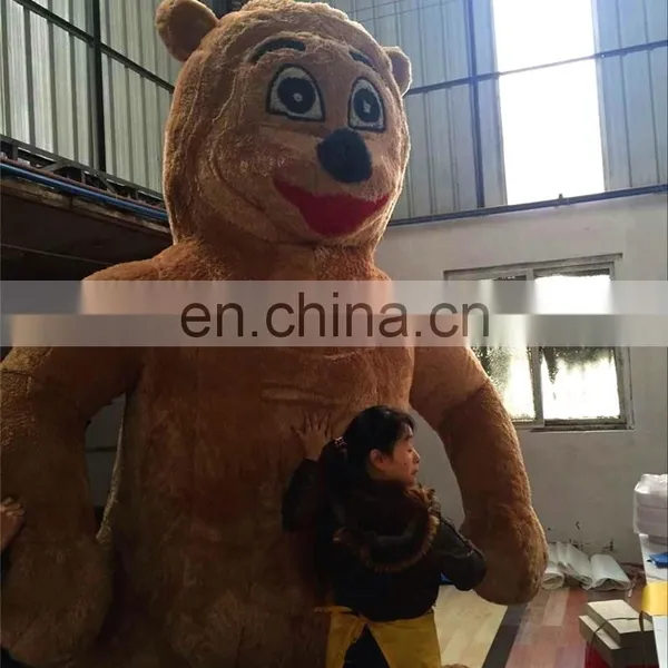 Outdoor Inflatable Bear Plush Toys Costume Walking Stuffed Toys Cartoon For Festival City Parade And Advertising photo-4