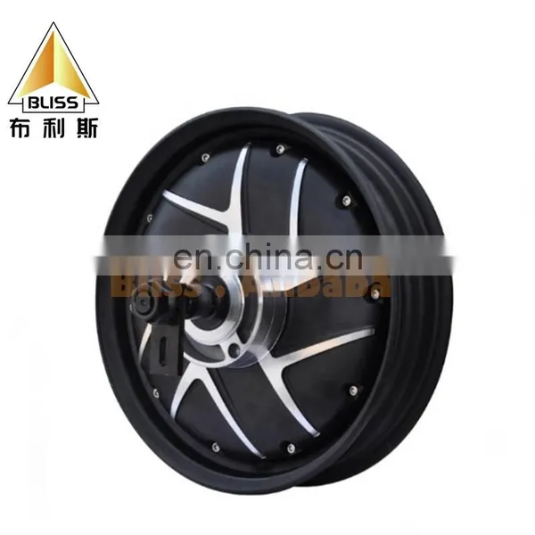 10 Inch Hub Motor Brushless Dc Motor 3000W 60-120V Motor Controller Disc Brake High Power Kit Electric Car photo-3