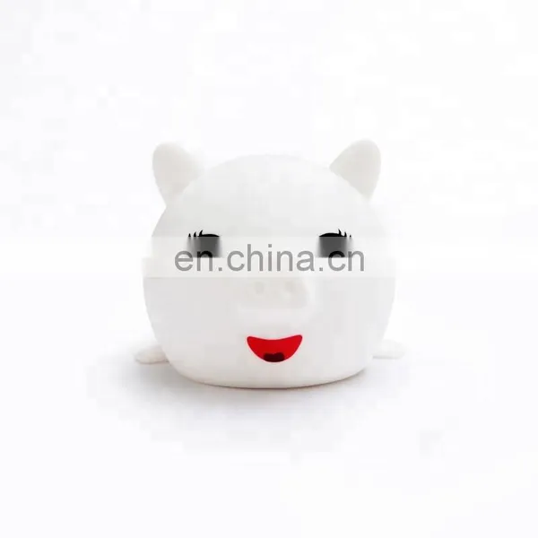 New LED Light Silicone Table Lamp Kids Bedside Night Light photo-4