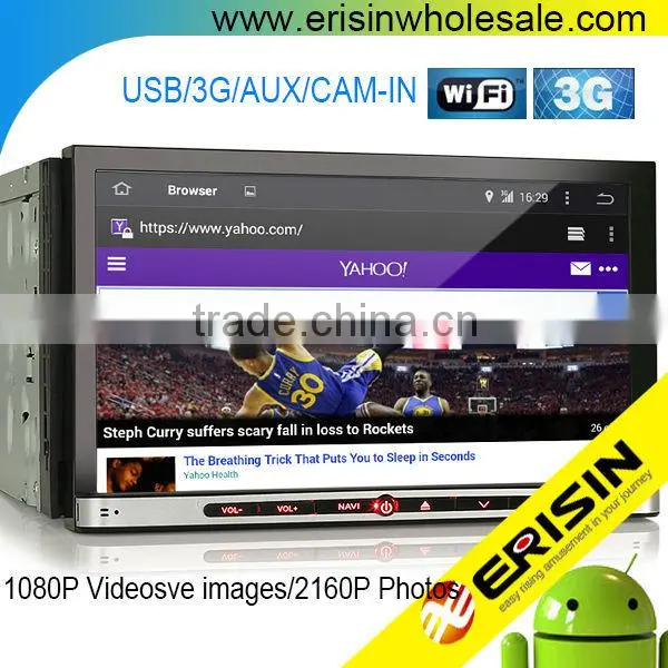 Erisin ES2007A 7" Touch Screen Quad-Core Android 4.4.4 Car DVD GPS Player