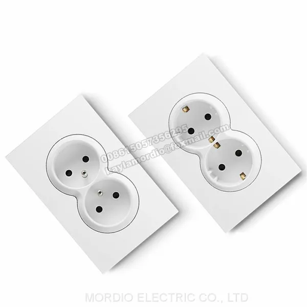 MORDIO Factory Direct 5 Year Guarantee Brand OEM PC WHITE 10A Wall Switch and Socket Germany French Russia 16A SOCKET photo-5