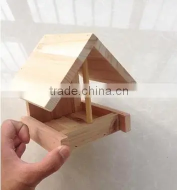 Garden Wooden Bird Feeder and House