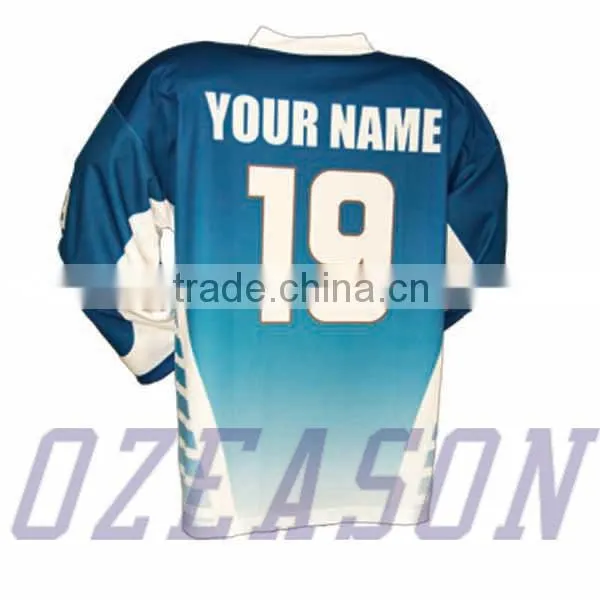 Warm Ice Hockey Jersey Shirt Custom Made Design Logos Numbers Names photo-6
