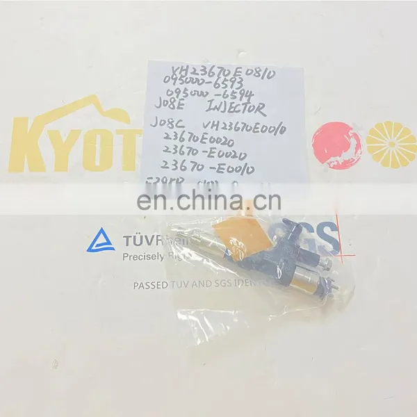 High Quality VH23670E0810 095000-6593 095000-6594 VH23670E0010 23670E0020 23670-E0020 23670-E0010 INJECTOR for J08E J08C photo-3