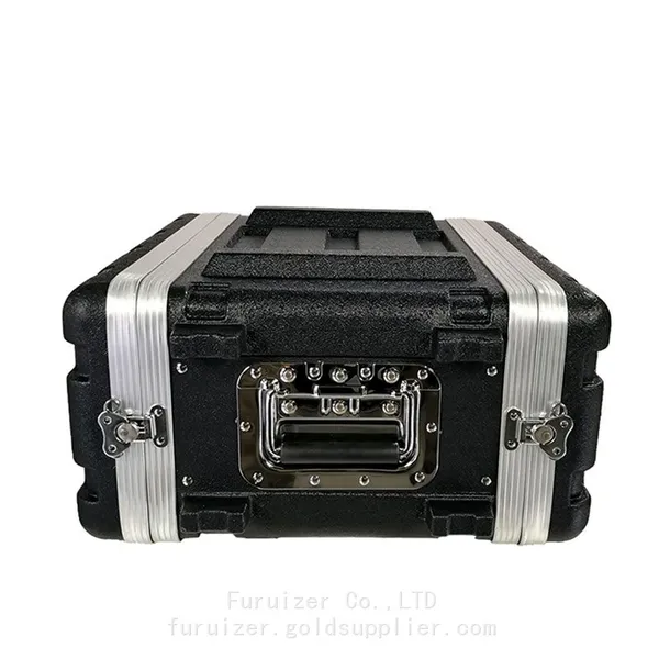 ABS-4UM 12”Light Weight Plastic Amplifier Aviation Case 4U AMP Flight Rack Case With 4 Twist Locks and 2 Carry Handles photo-2
