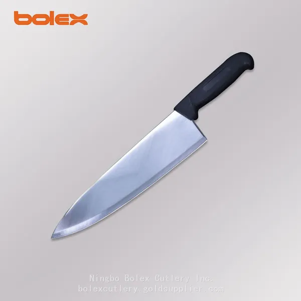 Hollow Edge CHINA 8 10 12 Inch 20cm 25cm Cook Knife Granton Flutes Edge Grind Breaking Knife COZZINI OMCAN NELLA CUTLERY PROFESSIONAL KNIFE SHARPENING GRNDING RENTAL EXCHANGE KNIVES CHINA Butcher Cleaver Knife photo-2