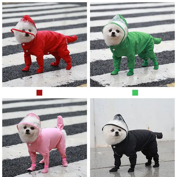 Weenie Dog Raincoat​ Pet Full Coverage​ Raincoat photo-5