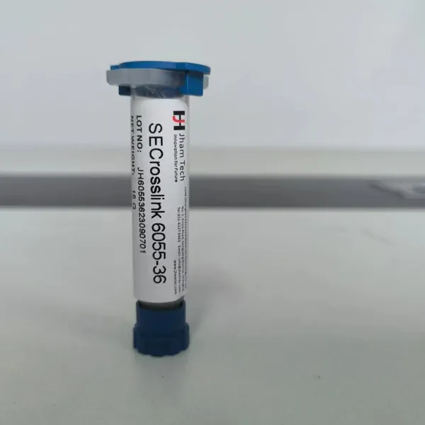 Гибкая эпоксидная проводящая серебряная паста Juhe SECrosslink® 6055 для полупроводниковых чипов