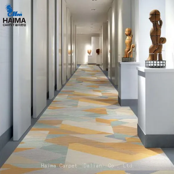 4m Wide Custom Indoor Anti-slip PP Carpet Office 100% Nylon Printed Carpet Luxury Lobby Guest-room Casino Wall to Wall