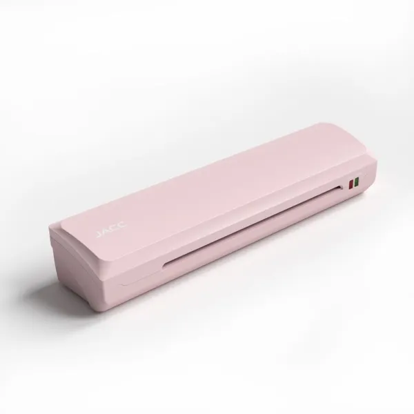 Premium Pouch Laminator A4 9.5 Inch Pink Portable Hot Cold Laminating Machine Thermal Paper Lamination Machine (LM5)