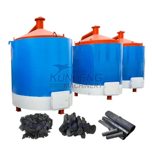 Vertical Thermo Carbon Wood Drying Regeneration Kiln Carbonizing Kilns for Activated Carbon EPC