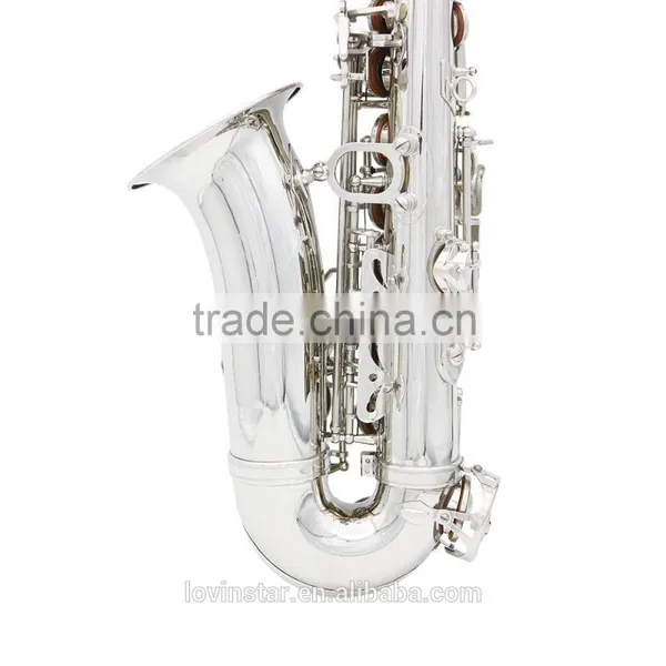 Plastic Baby Saxophone Silver Metal Alto Saxophone photo-2