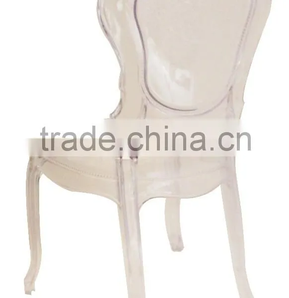 Modern Leisure Dining Clear Resin Bella Plastic Chairs photo-3